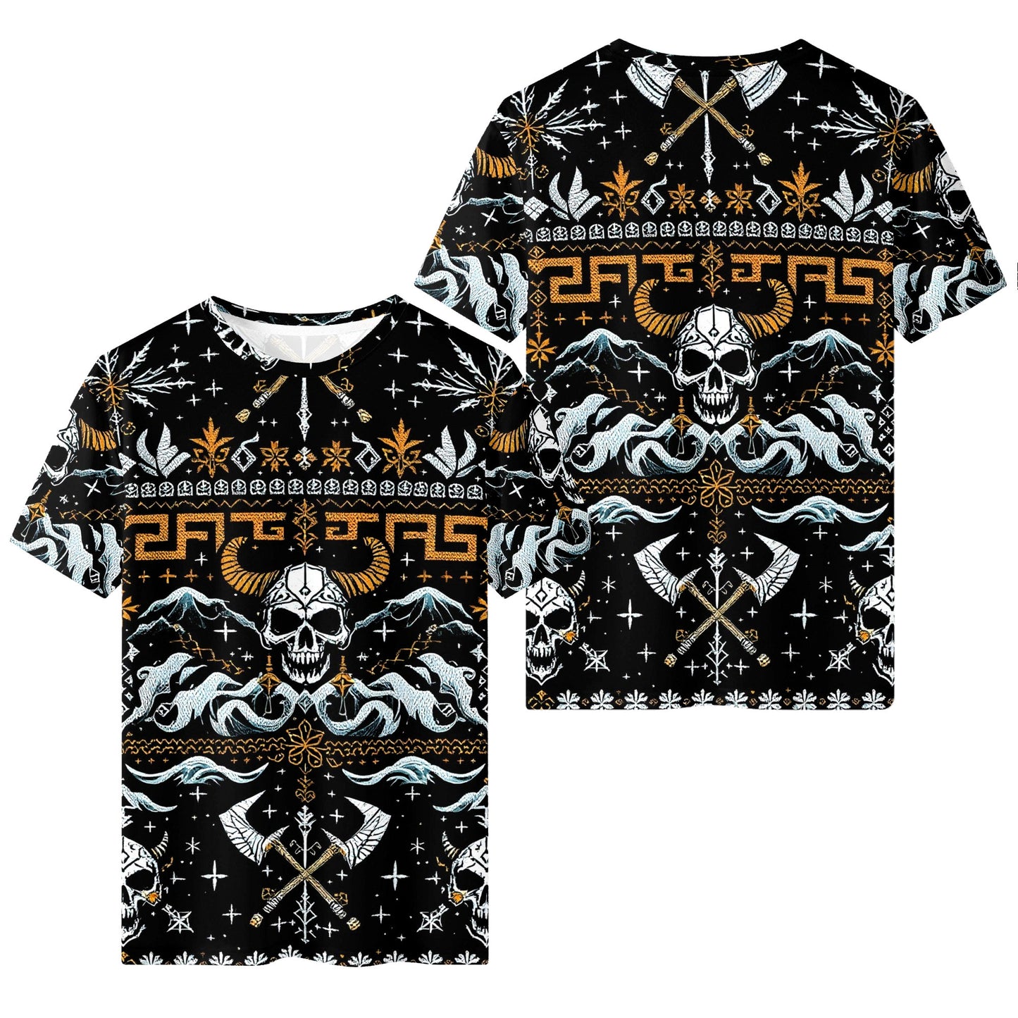 Nordic Frost Organic Cotton Christmas T-Shirt by Loud & Lethal