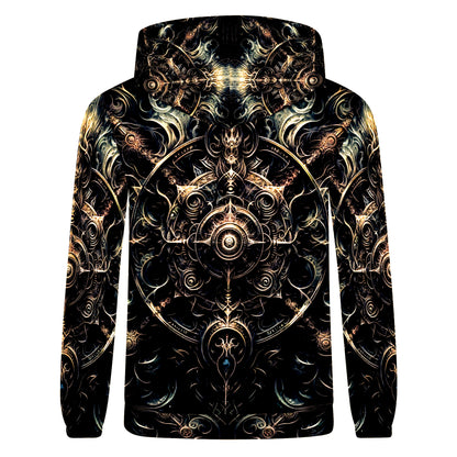 Occult Spiral Poly French Terry Hoodie | Loud & Lethal