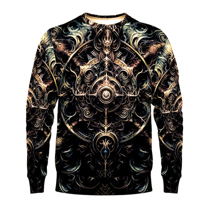 Occult Spiral – Poly French Terry Sweatshirt | Loud and Lethal