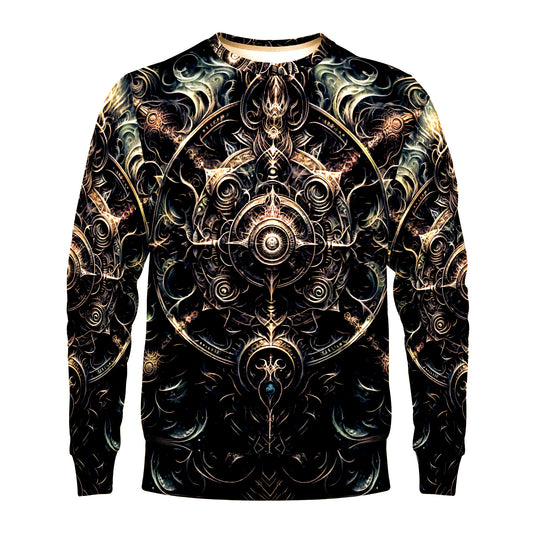 Occult Spiral – Poly French Terry Sweatshirt | Loud and Lethal