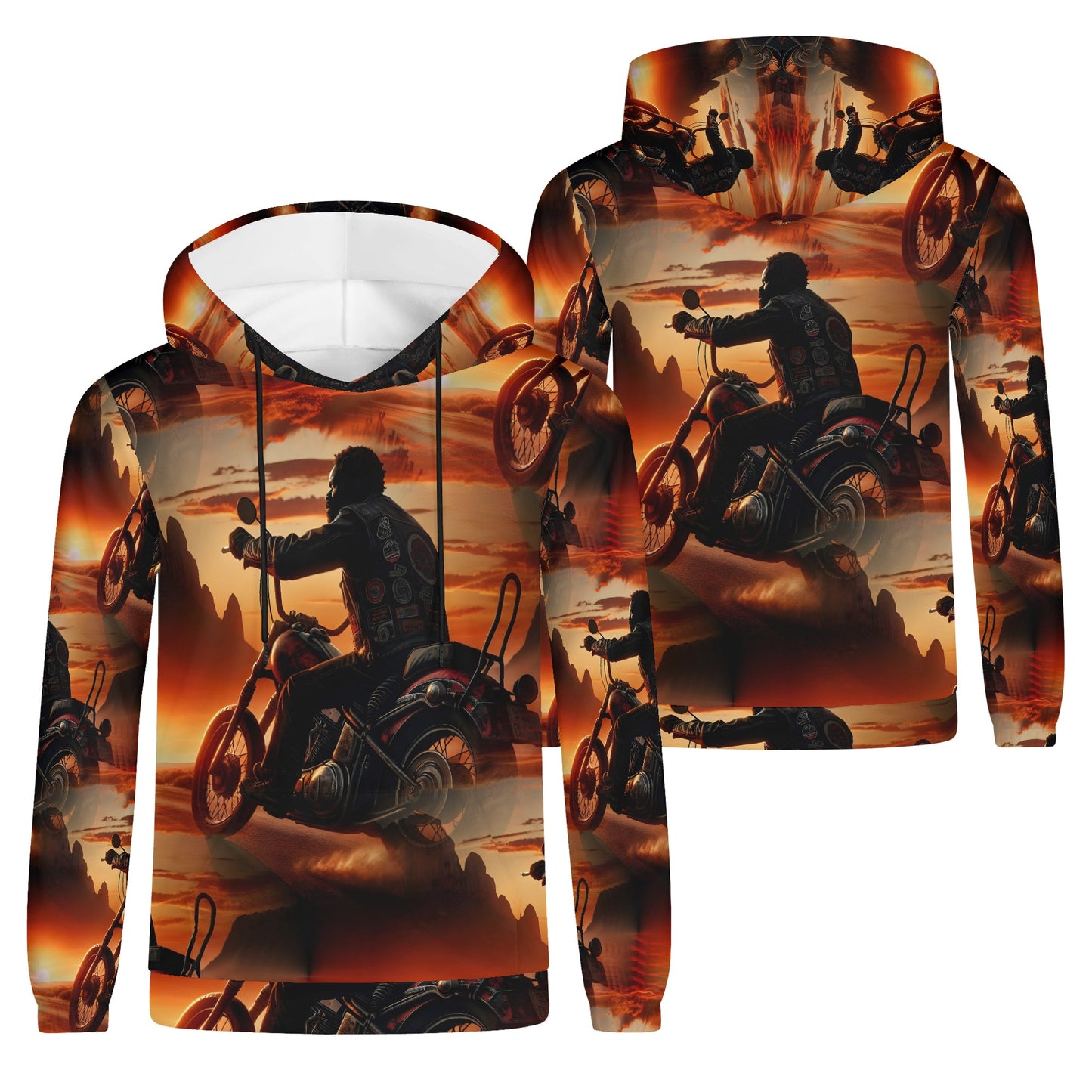 Outlaw’s Path - Unisex Hoodie – Ride Into the Sunset in Style