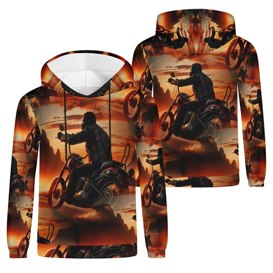 Outlaw’s Path - Unisex Hoodie – Ride Into the Sunset in Style