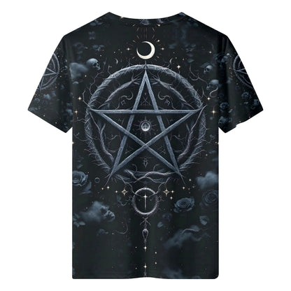 Pentagram of Shadows Organic Cotton Kids T-Shirt – Loud and Lethal