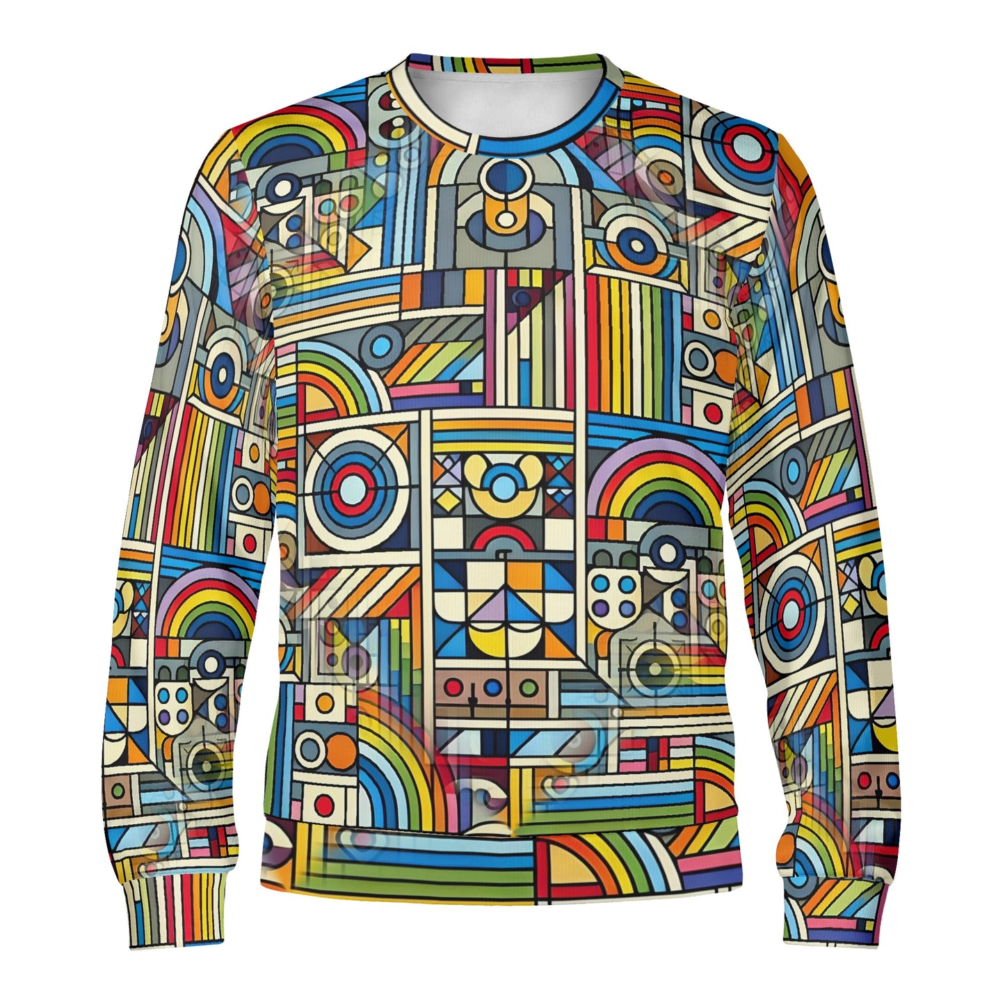 Rainbow Riot - Unisex Sweater: Wear Your Pride with Bold, Colorful Style