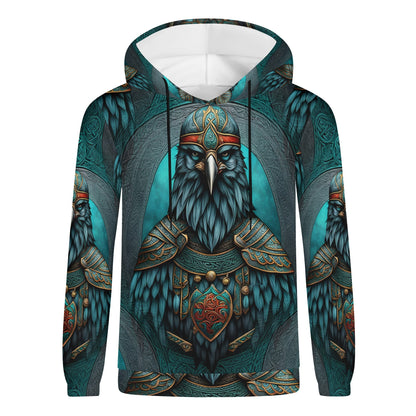 Raven of the North - Hoodie: A Bold Tribute to Nordic Mysticism and Rebellion