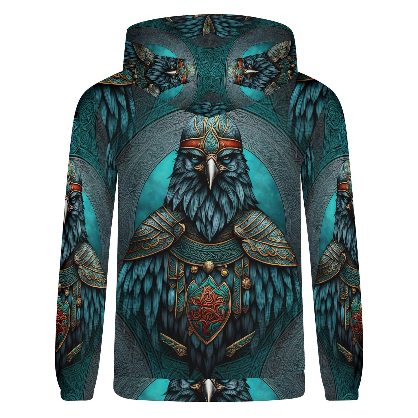 Raven of the North - Hoodie: A Bold Tribute to Nordic Mysticism and Rebellion