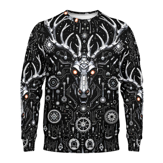 Red-Eye Revenant – Poly French Terry Christmas Sweatshirt by Loud & Lethal
