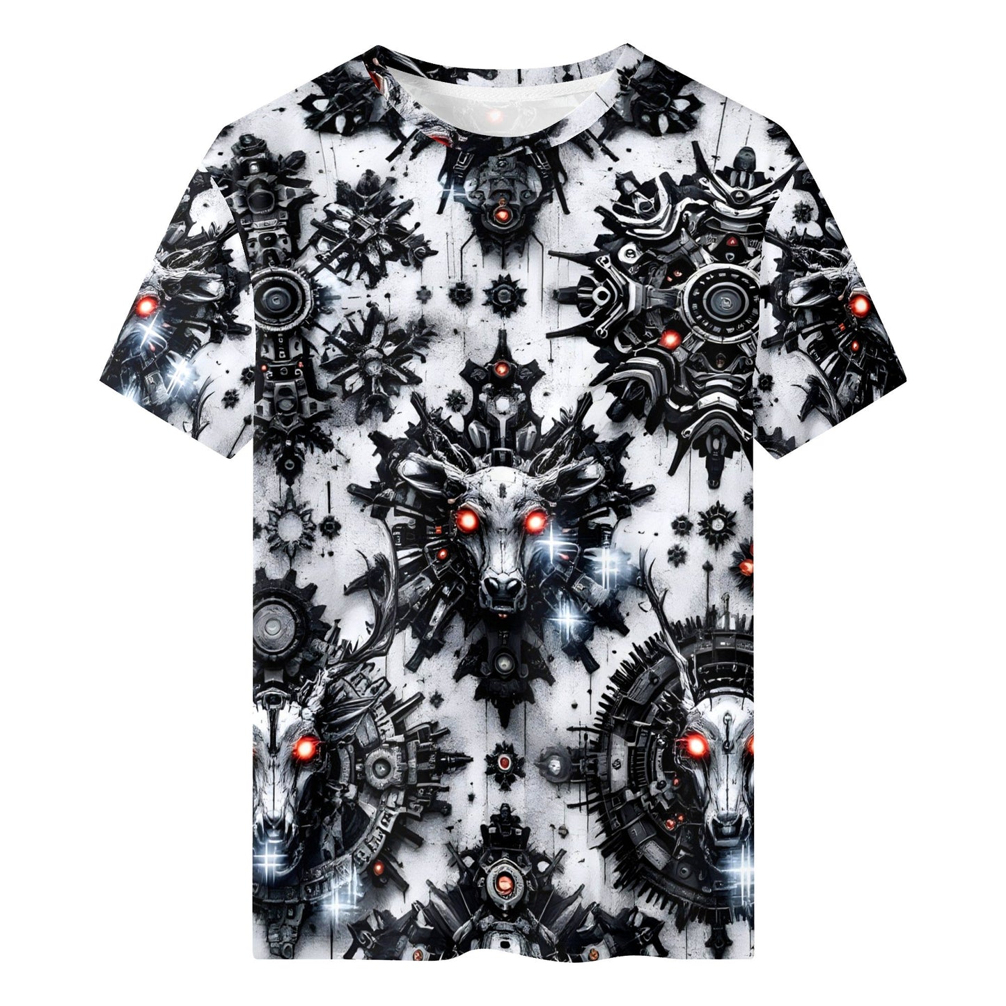 Red-Eye Sentinels Lycra Christmas T-Shirt by Loud & Lethal