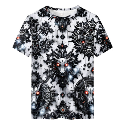 Red-Eye Sentinels Lycra Christmas T-Shirt by Loud & Lethal