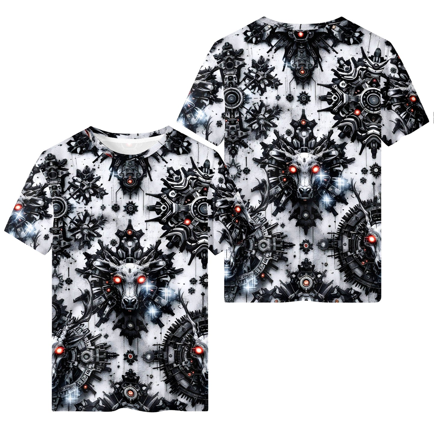 Red-Eye Sentinels Lycra Christmas T-Shirt by Loud & Lethal