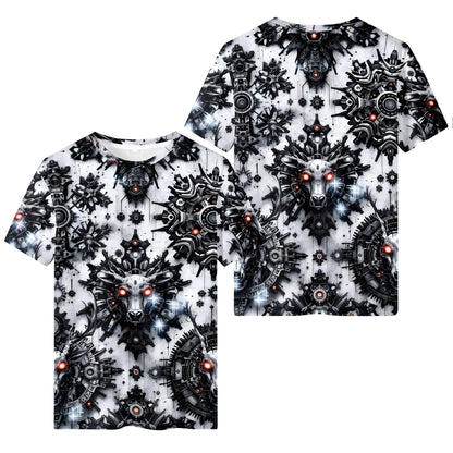 Red-Eye Sentinels Lycra Christmas T-Shirt by Loud & Lethal