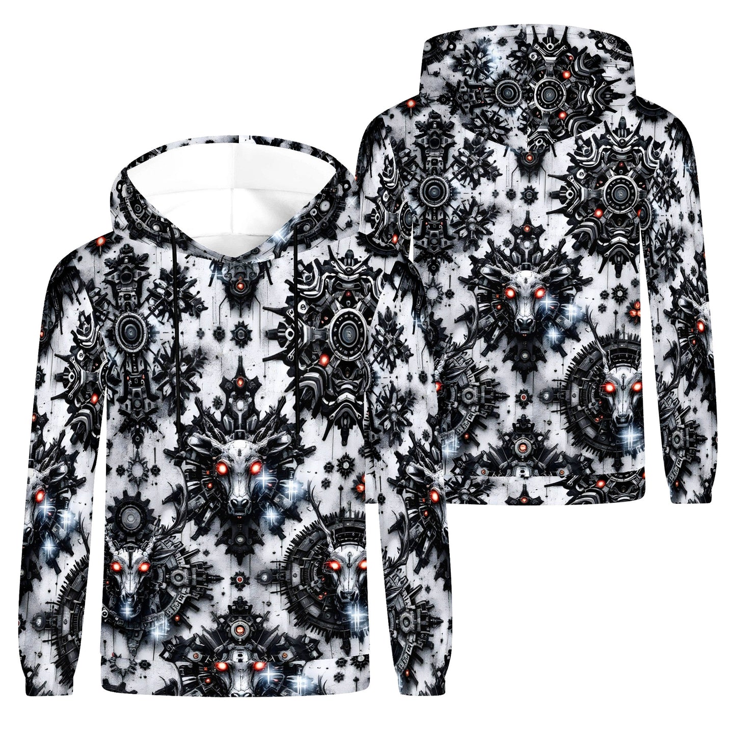 Red-Eye Sentinels Christmas Cotton Terry Hoodie