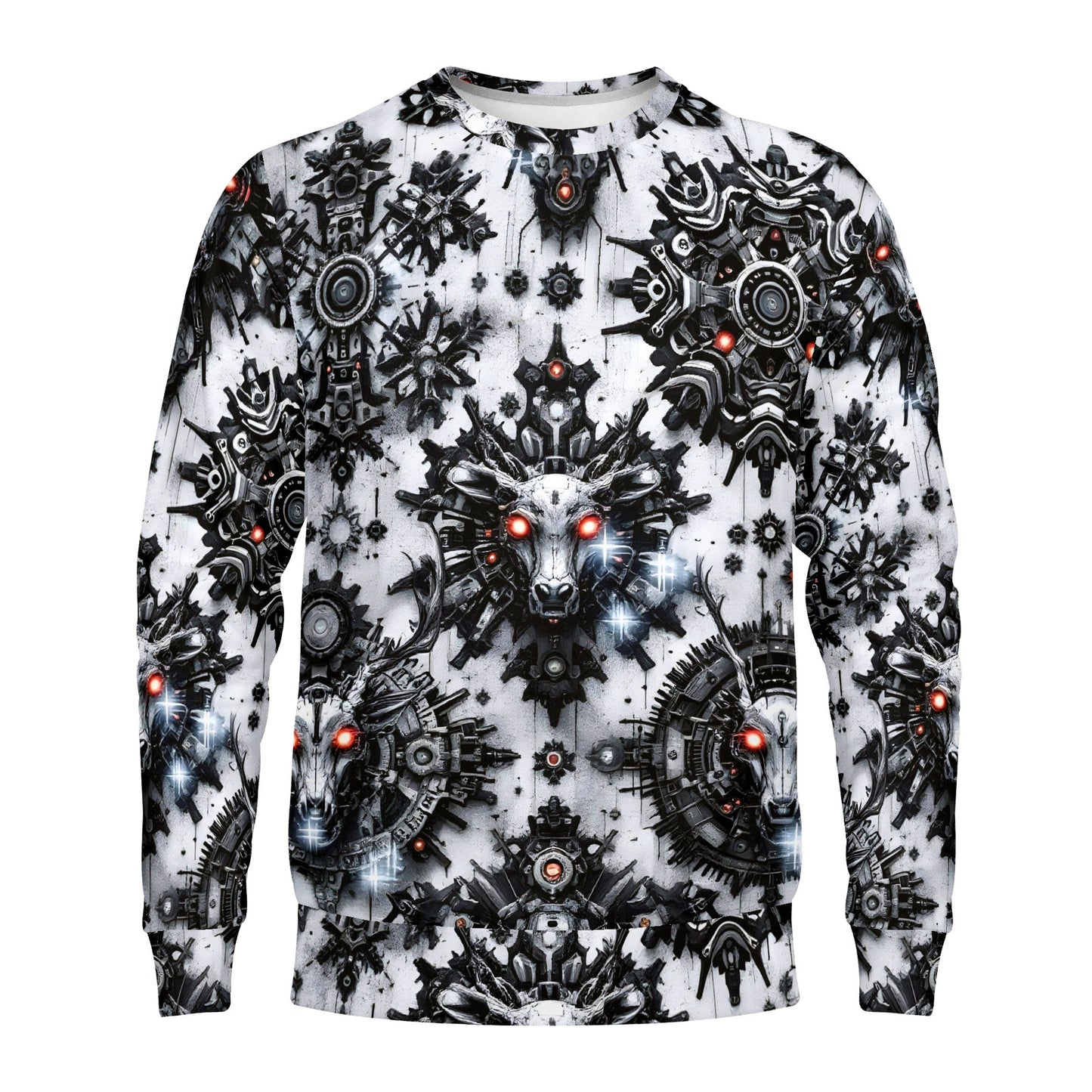 Red-Eye Sentinels – Cotton Terry Christmas Sweatshirt by Loud & Lethal