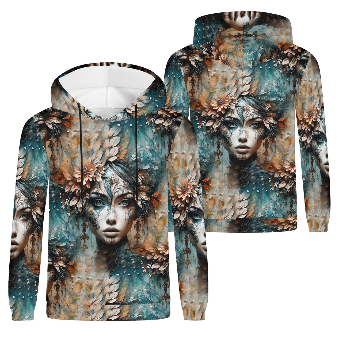 Seraph Shade – Unisex Hoodie: A Surreal Fusion of Art and Edge