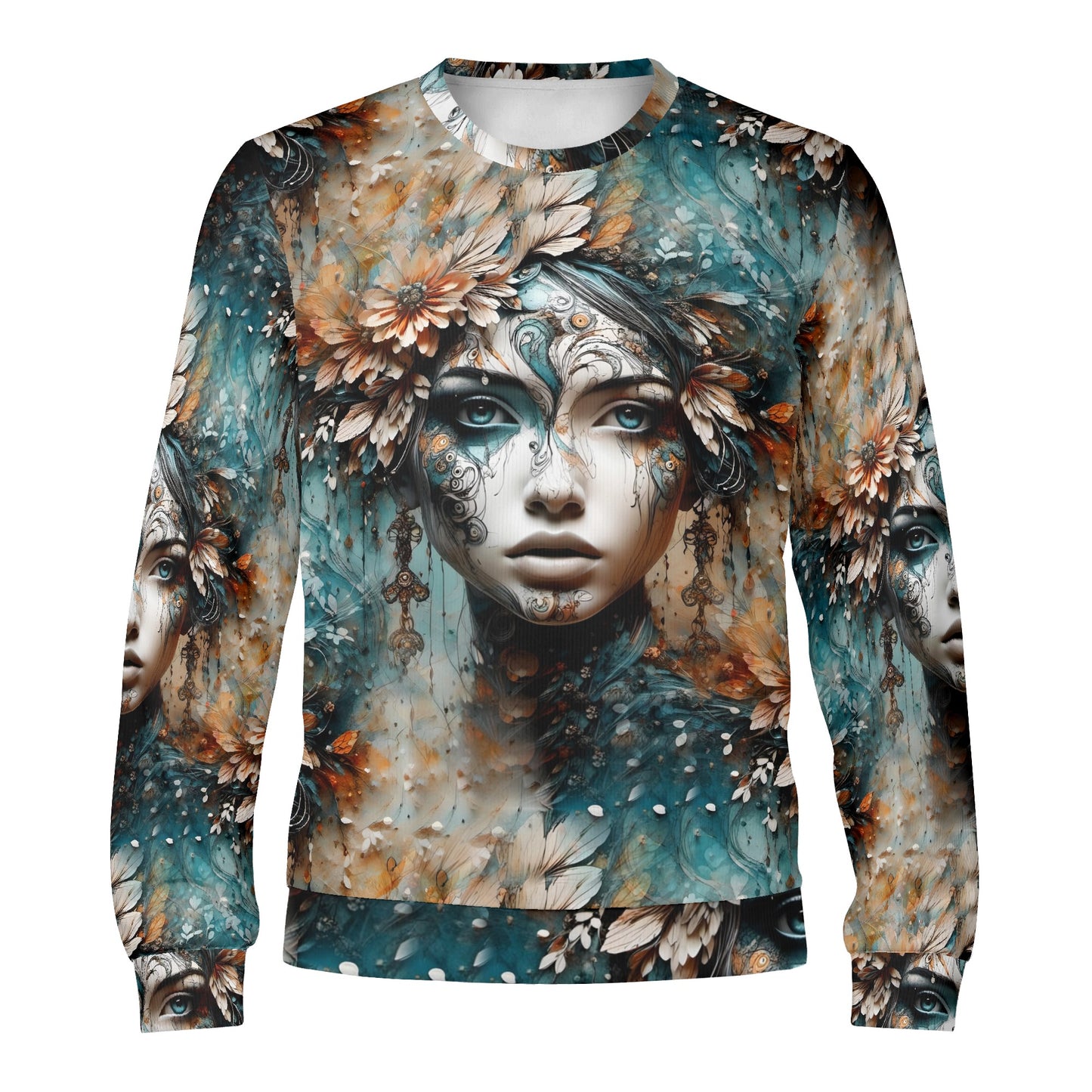 Seraph Shade – Unisex Sweater: Surreal Beauty & Mysterious Edge