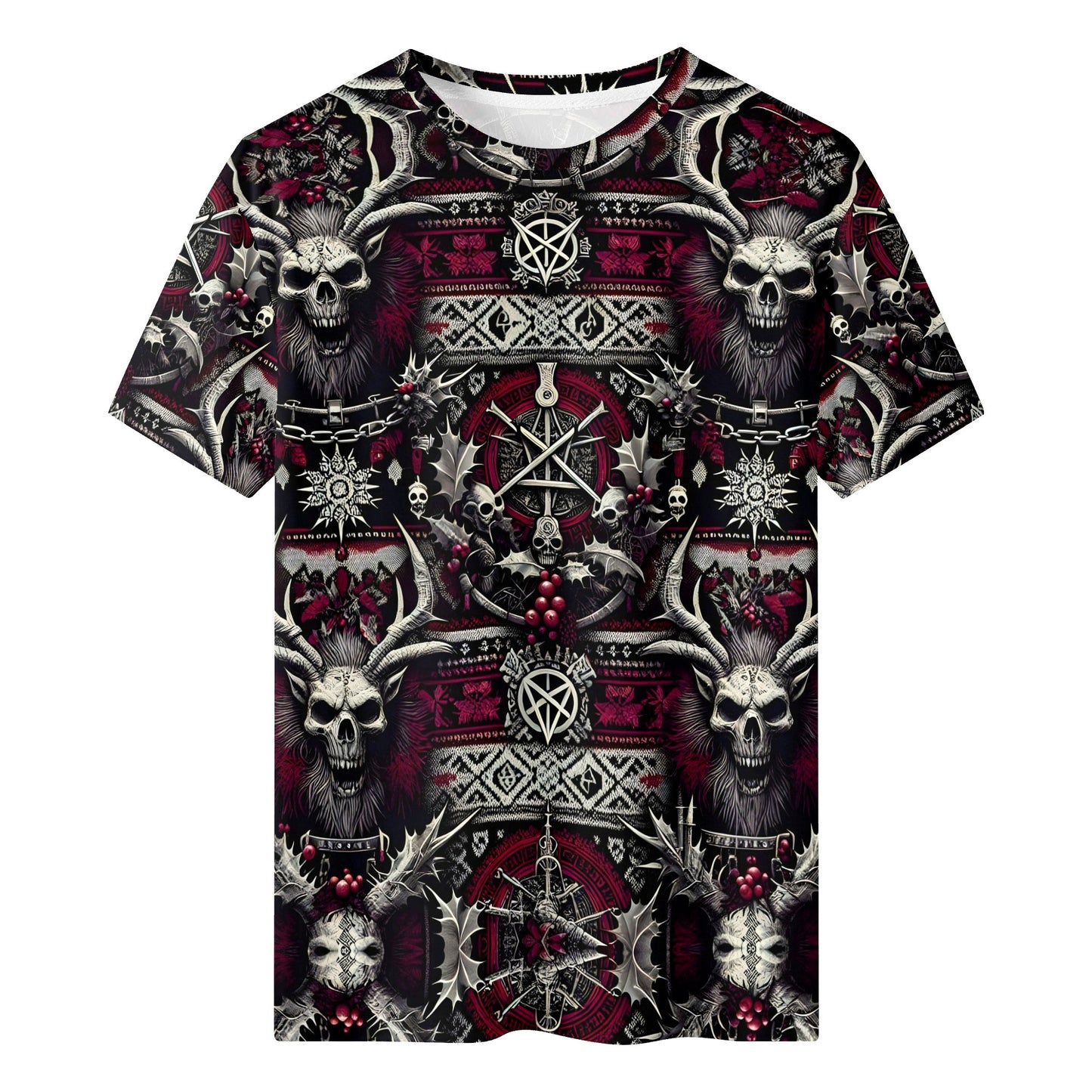 Skullbound Noel Organic Cotton Christmas T-Shirt – Loud & Lethal