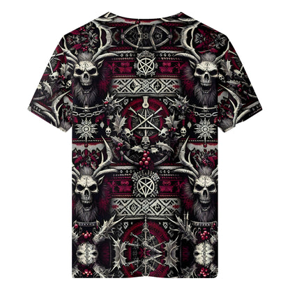 Skullbound Noel Organic Cotton Christmas T-Shirt – Loud & Lethal