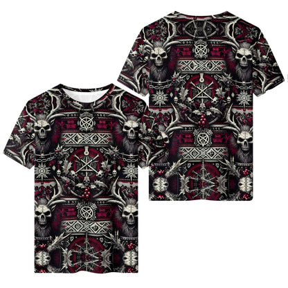 Skullbound Noel Organic Cotton Christmas T-Shirt – Loud & Lethal