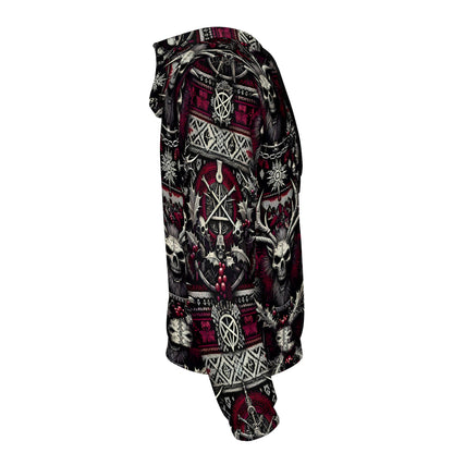 Skullbound Noel – Poly French Terry Hoodie