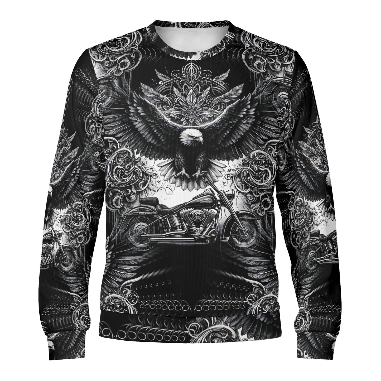 Soaring Eagle – Unisex Sweater - Unleash the Spirit of Freedom and Power