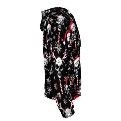 Sugar & Skull Christmas – Poly French Terry Hoodie