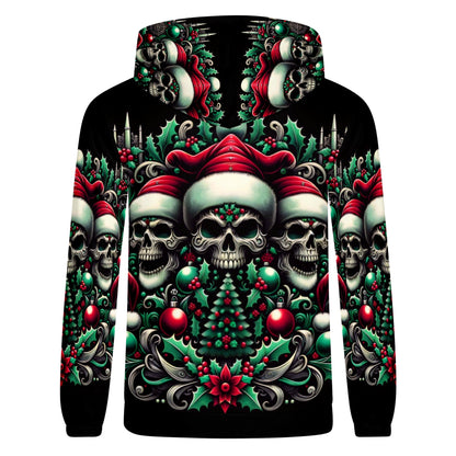 Three Skulls of Noel – Poly French Terry Hoodie