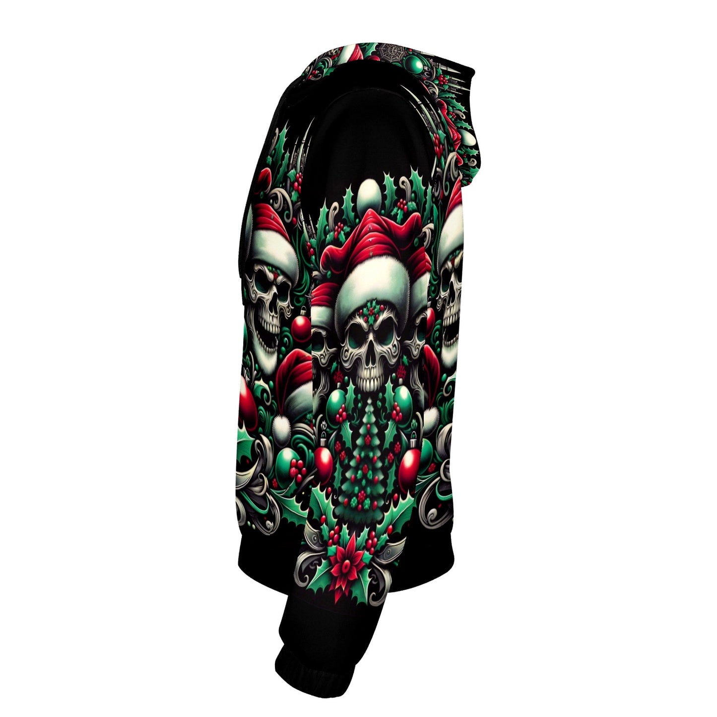 Three Skulls of Noel – Poly French Terry Hoodie