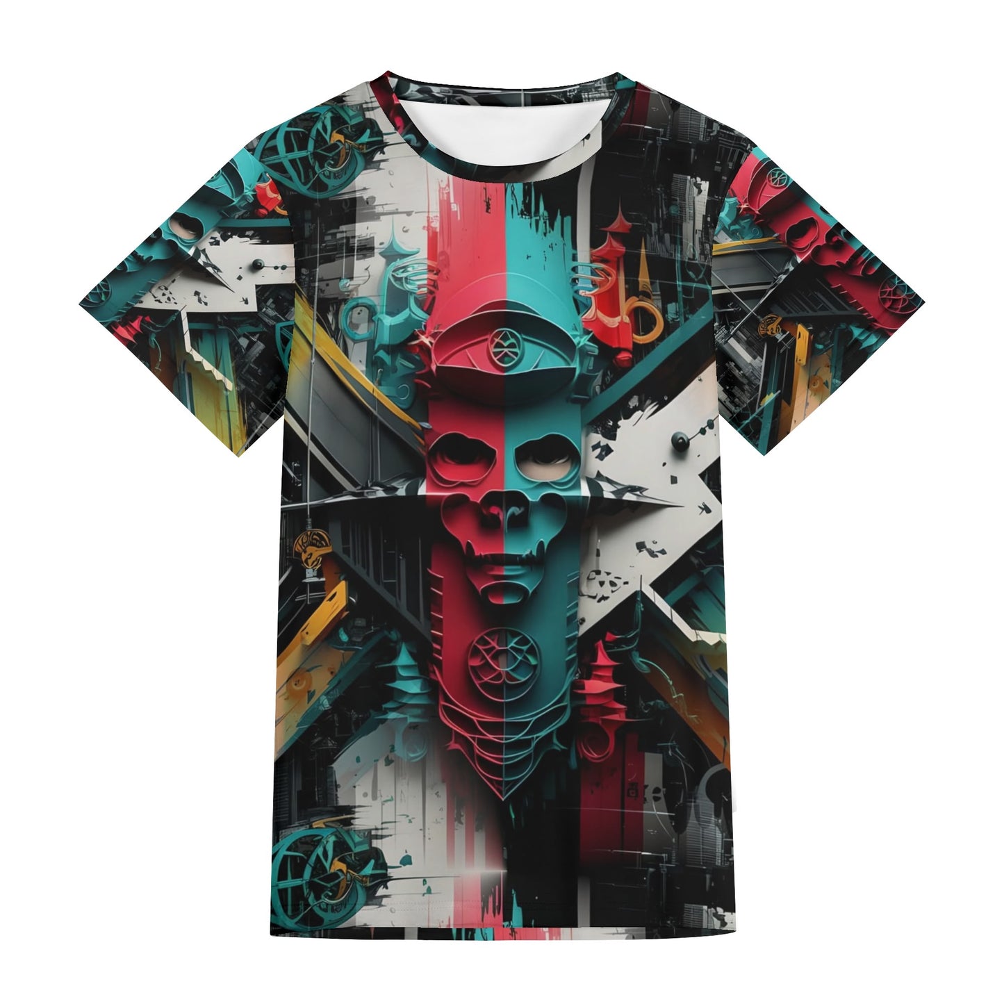 Urban Alchemy – Unisex T-Shirt - Where Urban Edge Meets Futuristic Art