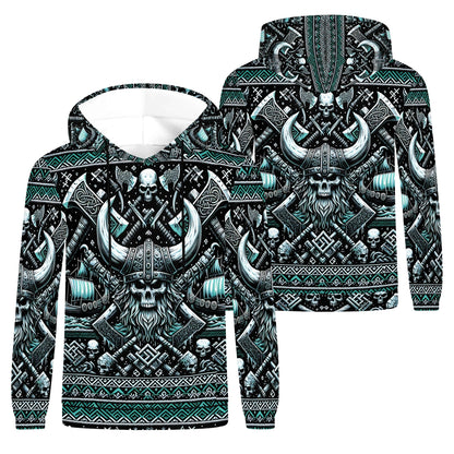Viking Shadows – Cotton Terry Hoodie