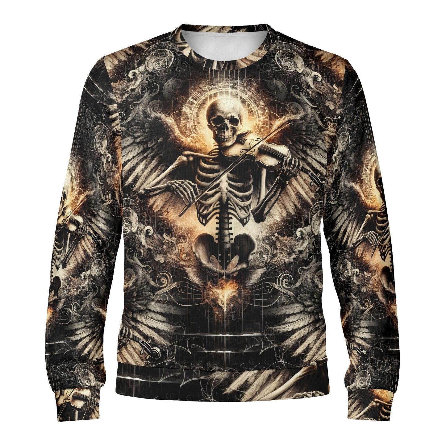 Violin Virtuoso – Unisex Sweater - A Symphony of Darkness & Light