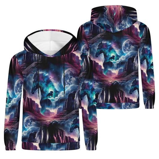 Wild West Wanderer – Unisex Hoodie: Unleash Your Cosmic Rebellion