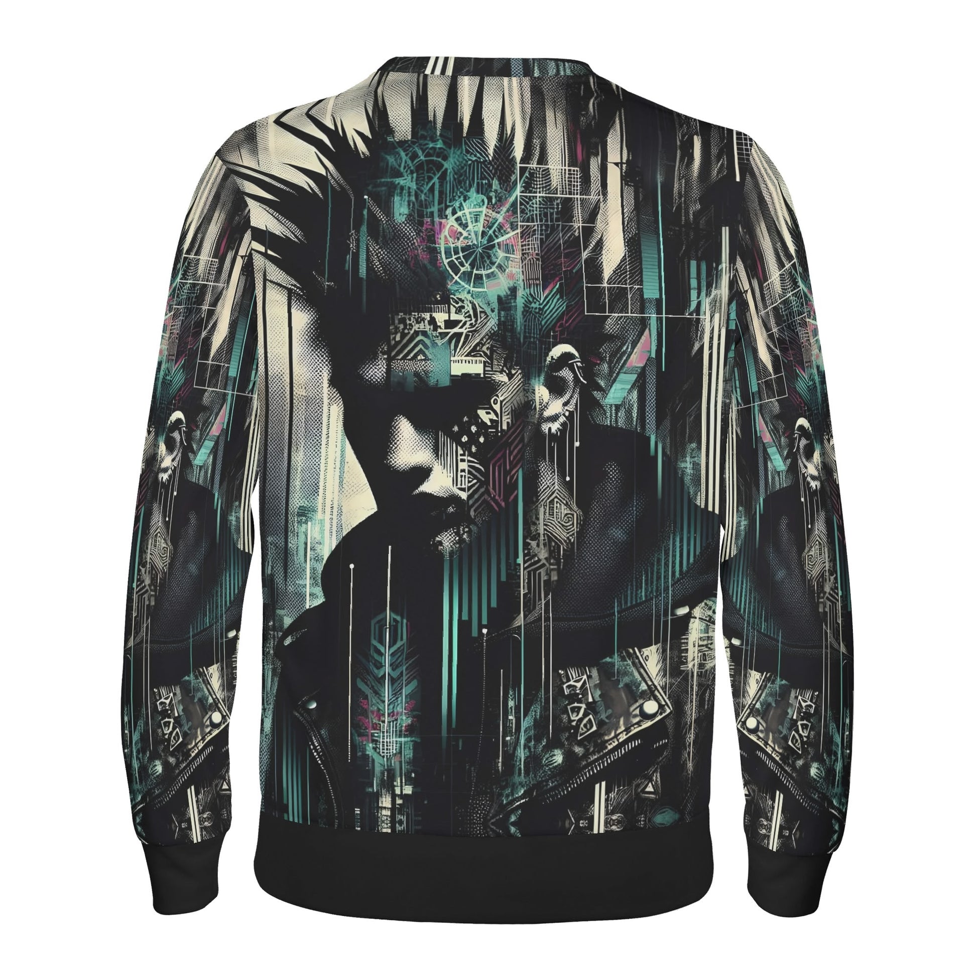 Unisex sweater by Loud and Lethal featuring Distorted Dreams Poly French Terry Sweatshirt digital art design